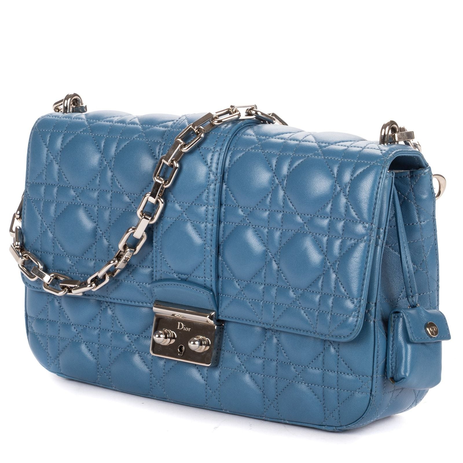 Dior Miss Dior Blue Canada Lambskin Leather Shoulder — view 2