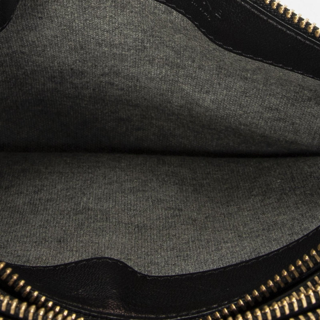 Celine Small Trio Crossbody Black Calfskin Leather — view 9