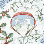 Hermes Scarf Light Blue Green Brown Silk — view 3