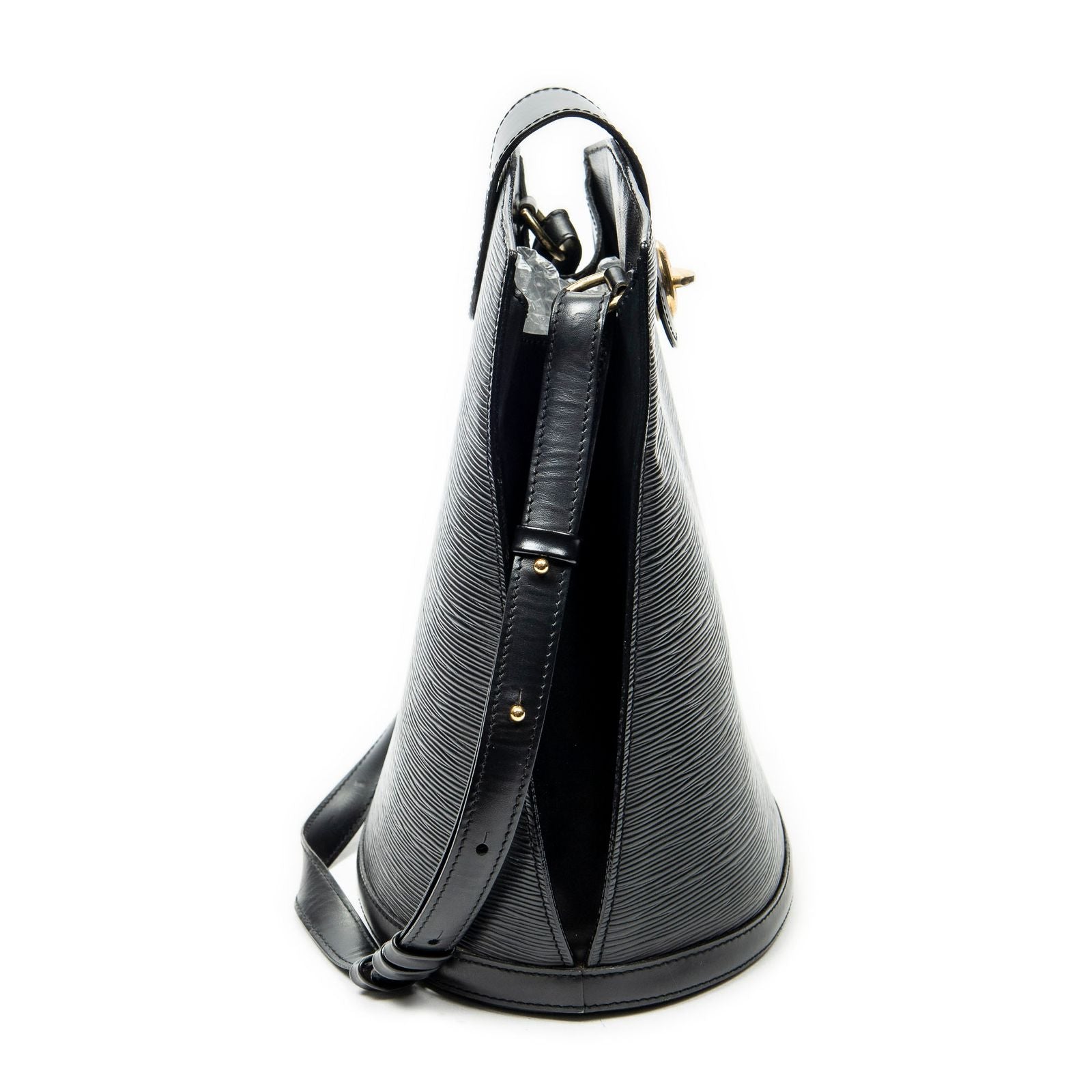 Louis Vuitton Cluny Black Epi Shoulder — view 4