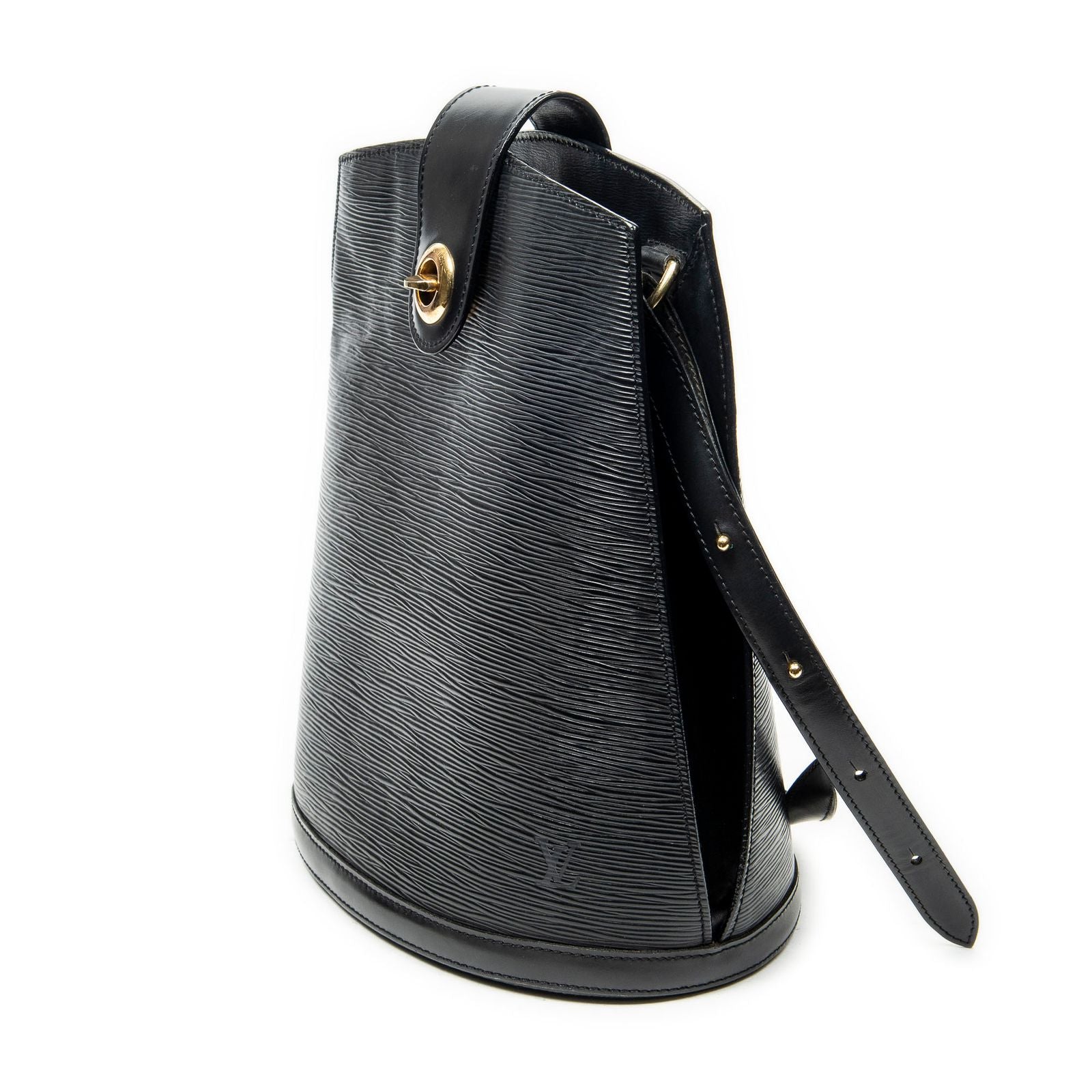 Louis Vuitton Cluny Black Epi Shoulder — view 2