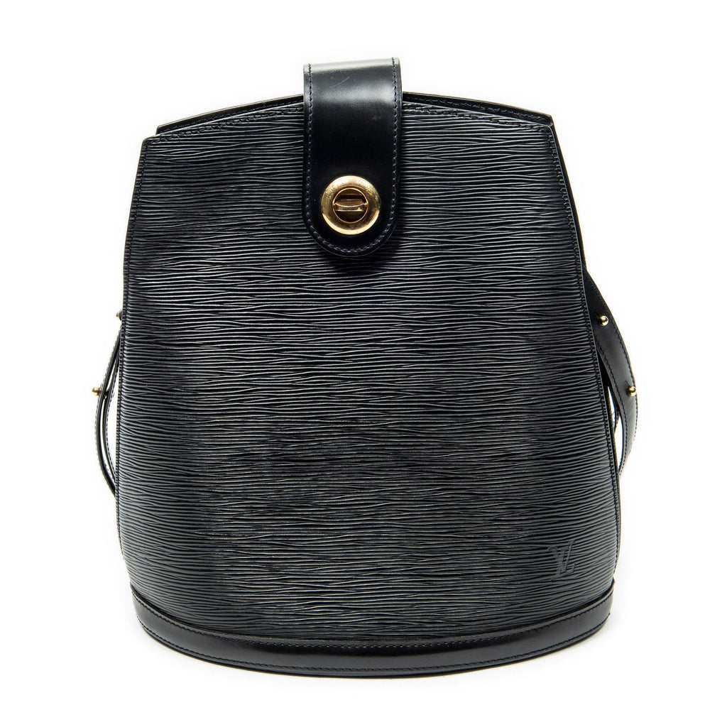 Louis Vuitton Cluny Black Epi Shoulder