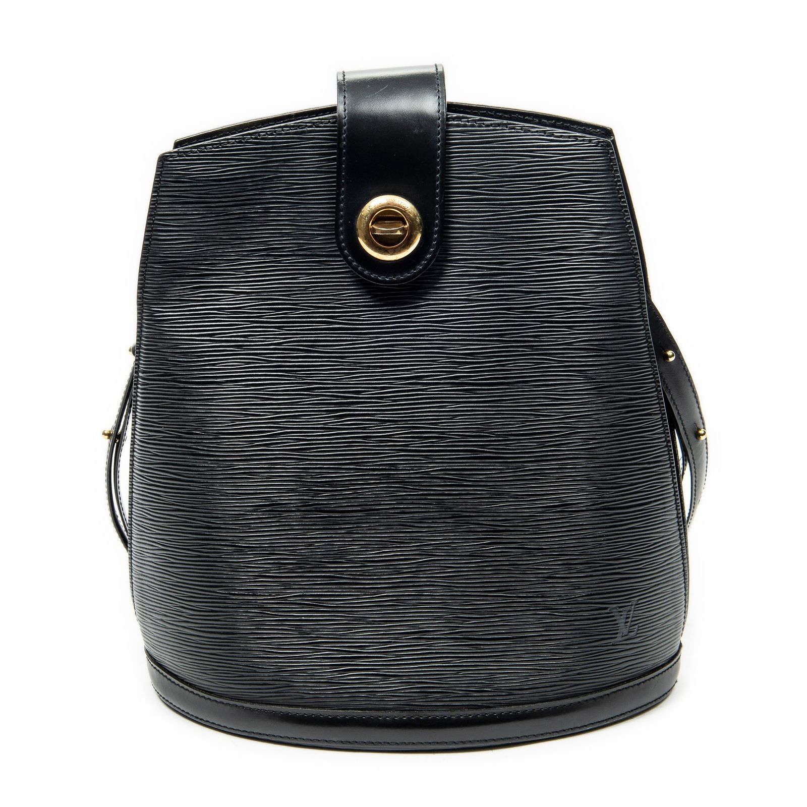 Louis Vuitton Cluny Black Epi Shoulder