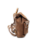 Gucci Large Bamboo Backpack Brown Suede Leather — view 4