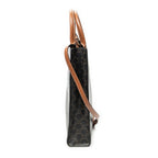 Celine Small Vertical Cover Tote Brown Triomphe Canvas — view 3