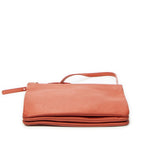 Celine Large Trio Crossbody Orange Calfskin Leather — view 6