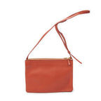Celine Large Trio Crossbody Orange Calfskin Leather — view 5
