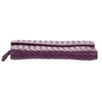 Bottega Veneta Giant Continental Flap Purple Intrecciato Calfskin Leathera — view 6
