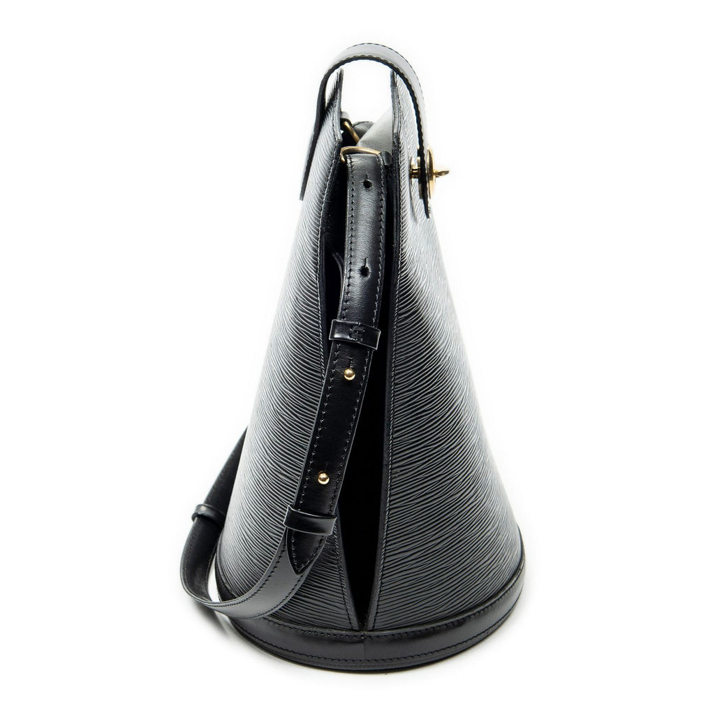 Louis Vuitton Cluny Black Epi Shoulder Bag