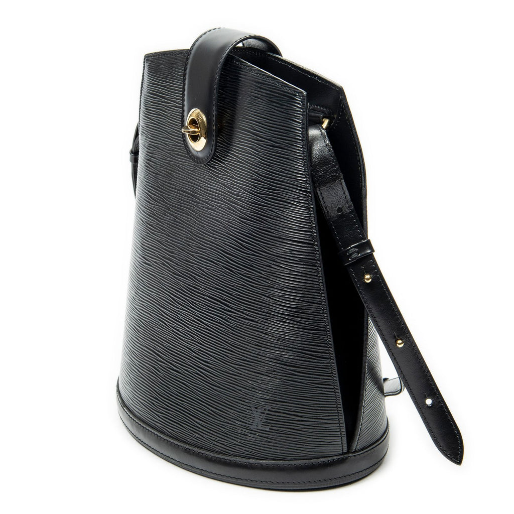Louis Vuitton Cluny Black Epi Shoulder Bag