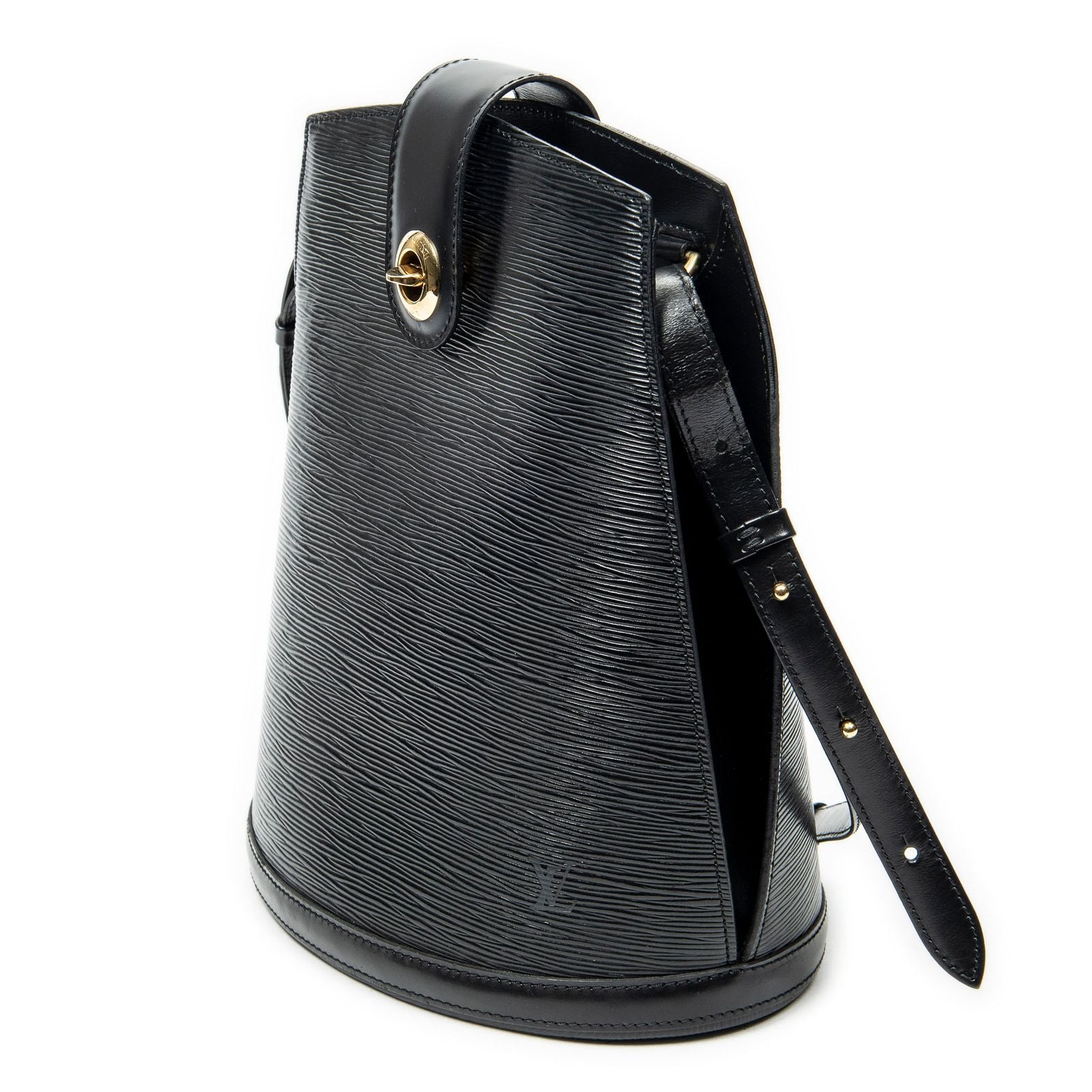 Louis Vuitton Cluny Black Epi Shoulder Bag