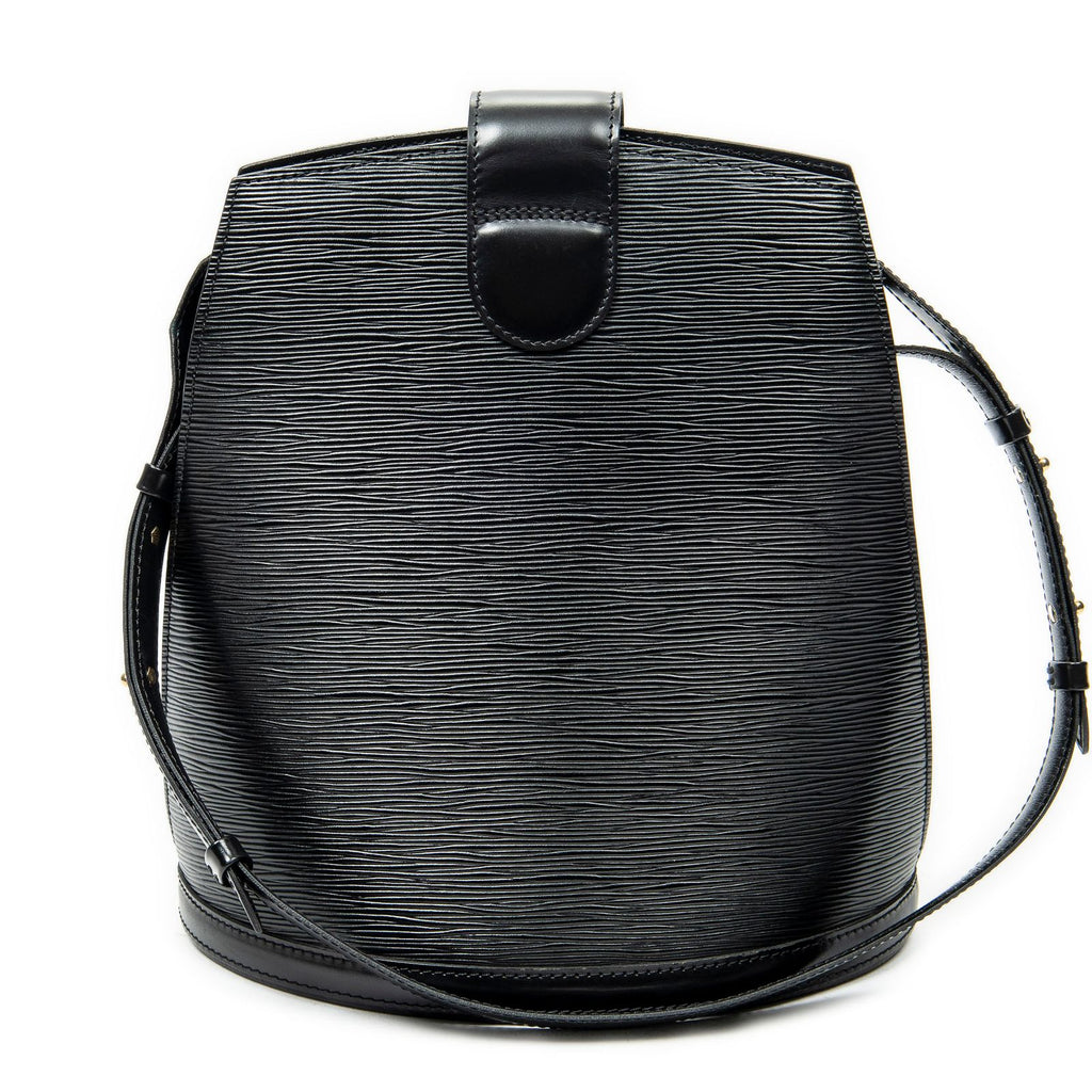 Louis Vuitton Cluny Black Epi Shoulder Bag