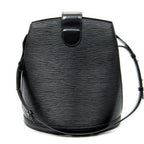 Louis Vuitton Cluny Black Epi Shoulder Bag