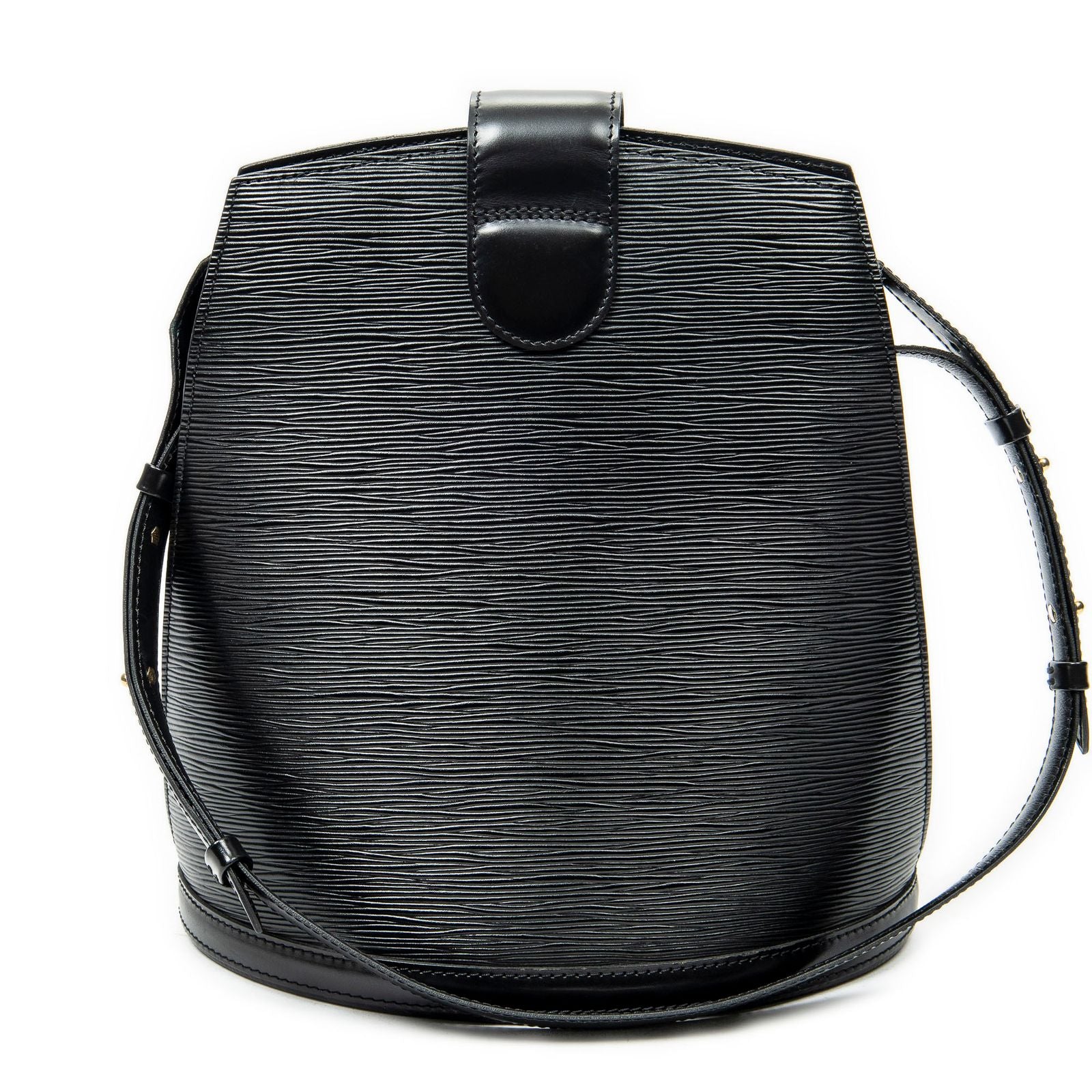 Louis Vuitton Cluny Black Epi Shoulder Bag