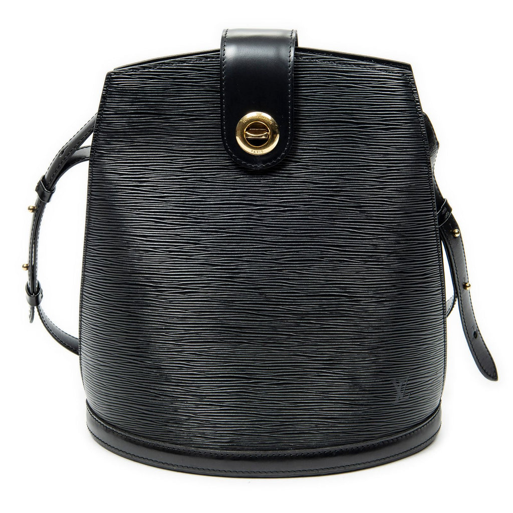 Louis Vuitton Cluny Black Epi Shoulder Bag