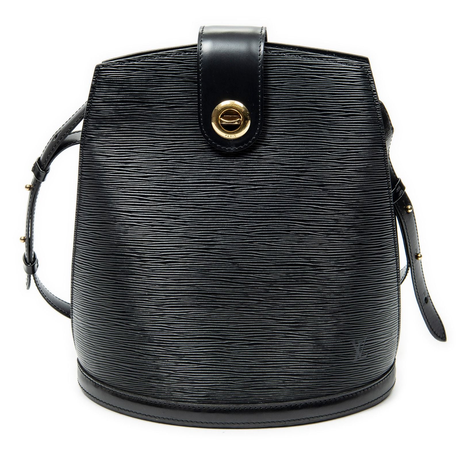 Louis Vuitton Cluny Black Epi Shoulder Bag