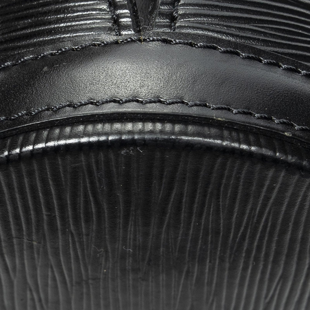 Louis Vuitton Cluny Black Epi Shoulder Bag