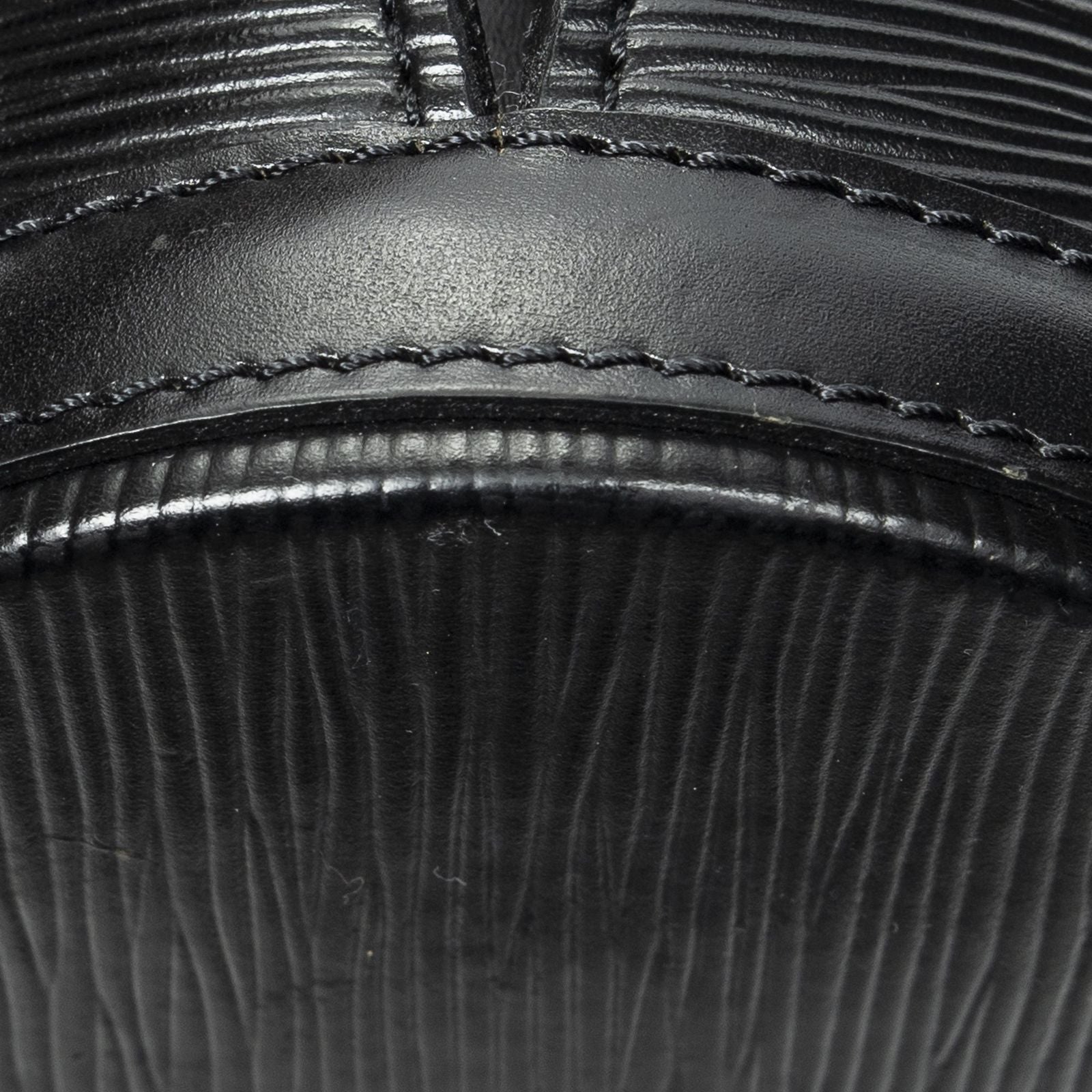 Louis Vuitton Cluny Black Epi Shoulder Bag