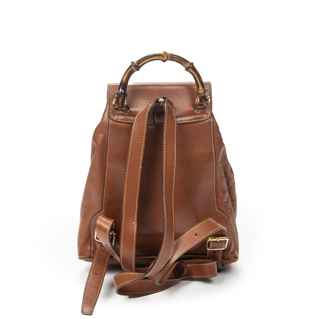 Gucci Minibumbu Backpack Brown Smooth Calfskin — view 5