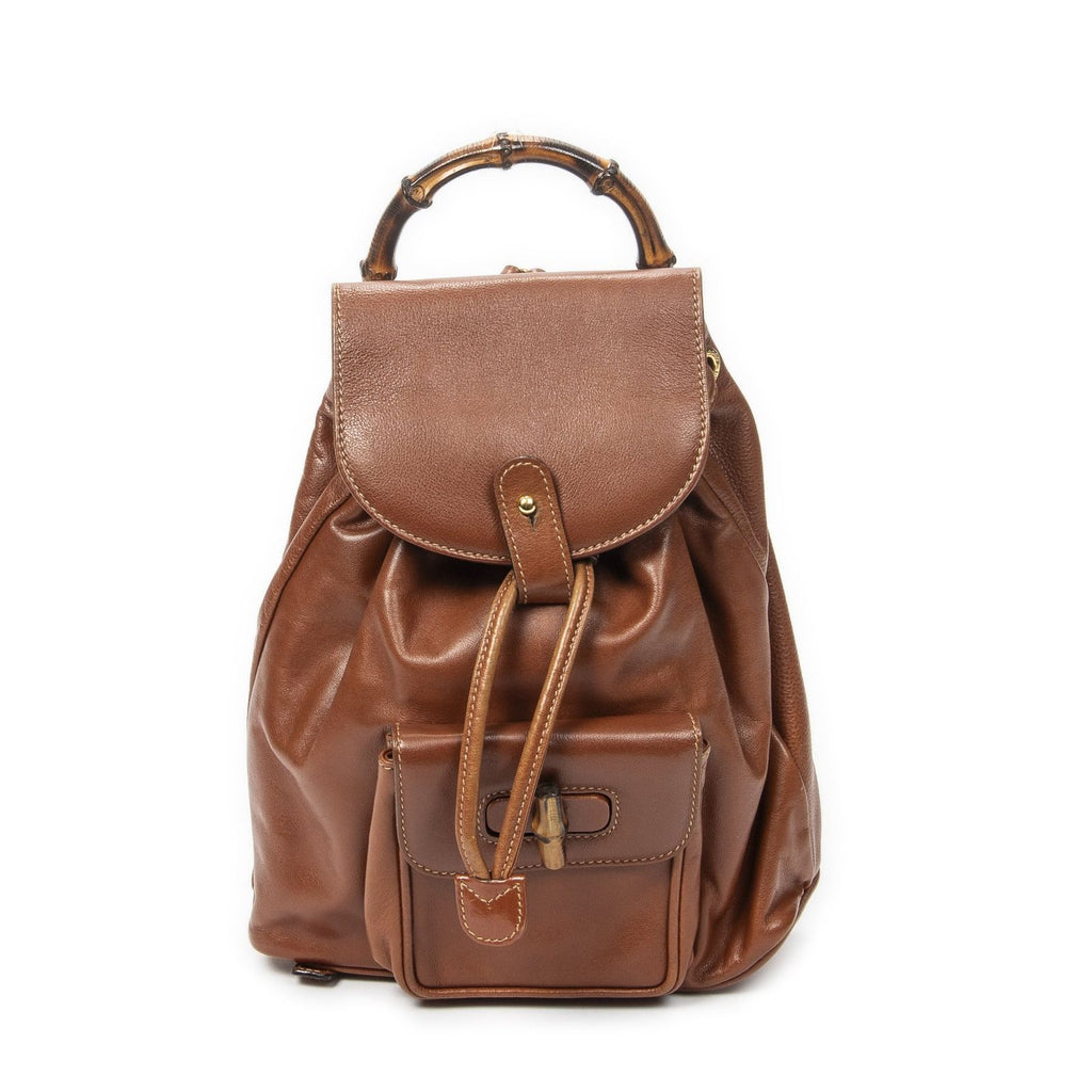 Gucci Minibumbu Backpack Brown Smooth Calfskin