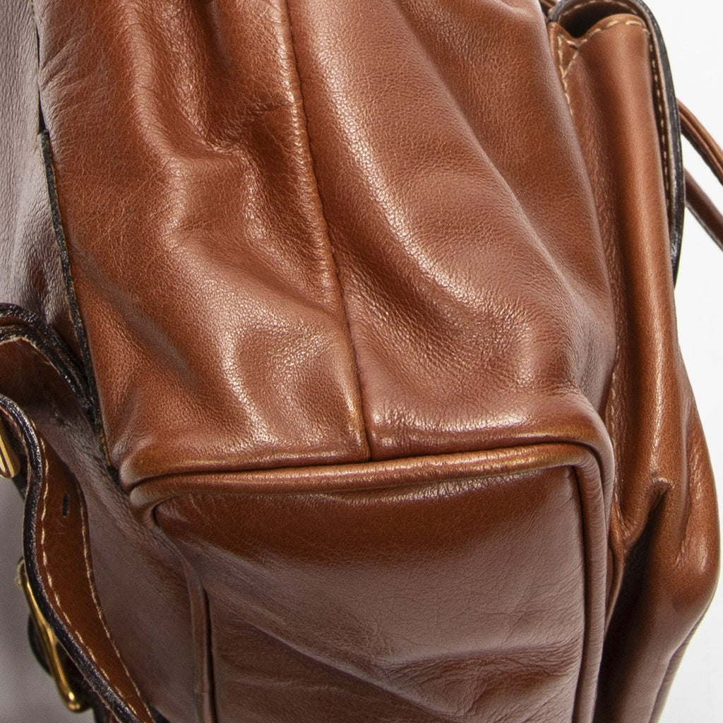 Gucci Minibumbu Backpack Brown Smooth Calfskin — view 7
