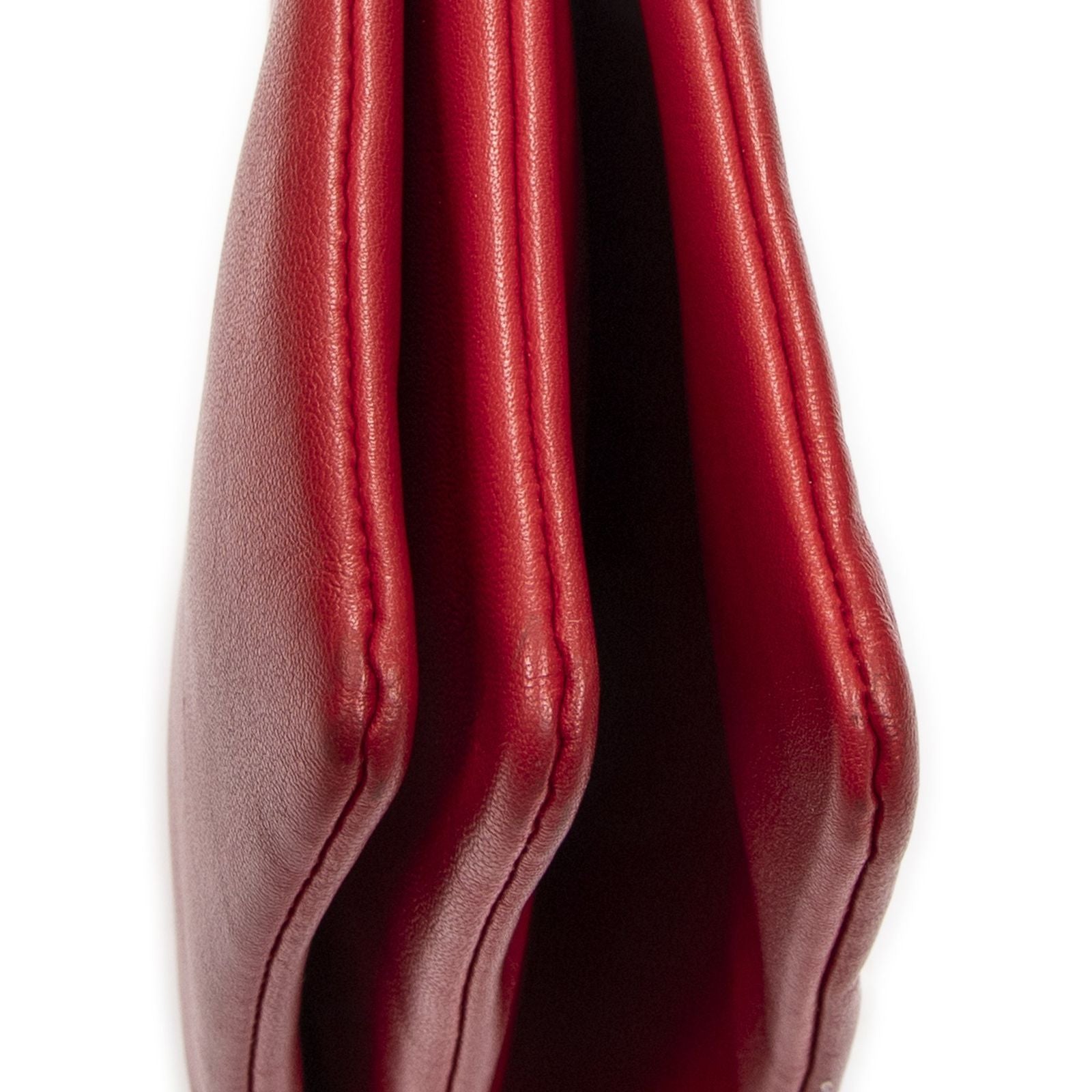 Celine Large Trio Crossbody Red Calfskin Leather — view 8