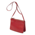 Celine Large Trio Crossbody Red Calfskin Leather — view 2