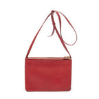 Celine Large Trio Crossbody Red Calfskin Leather — view 5
