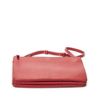 Celine Large Trio Crossbody Red Calfskin Leather — view 6