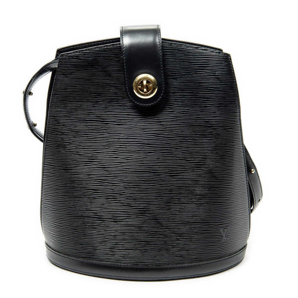 Louis Vuitton Cluny Black Epi Shoulder