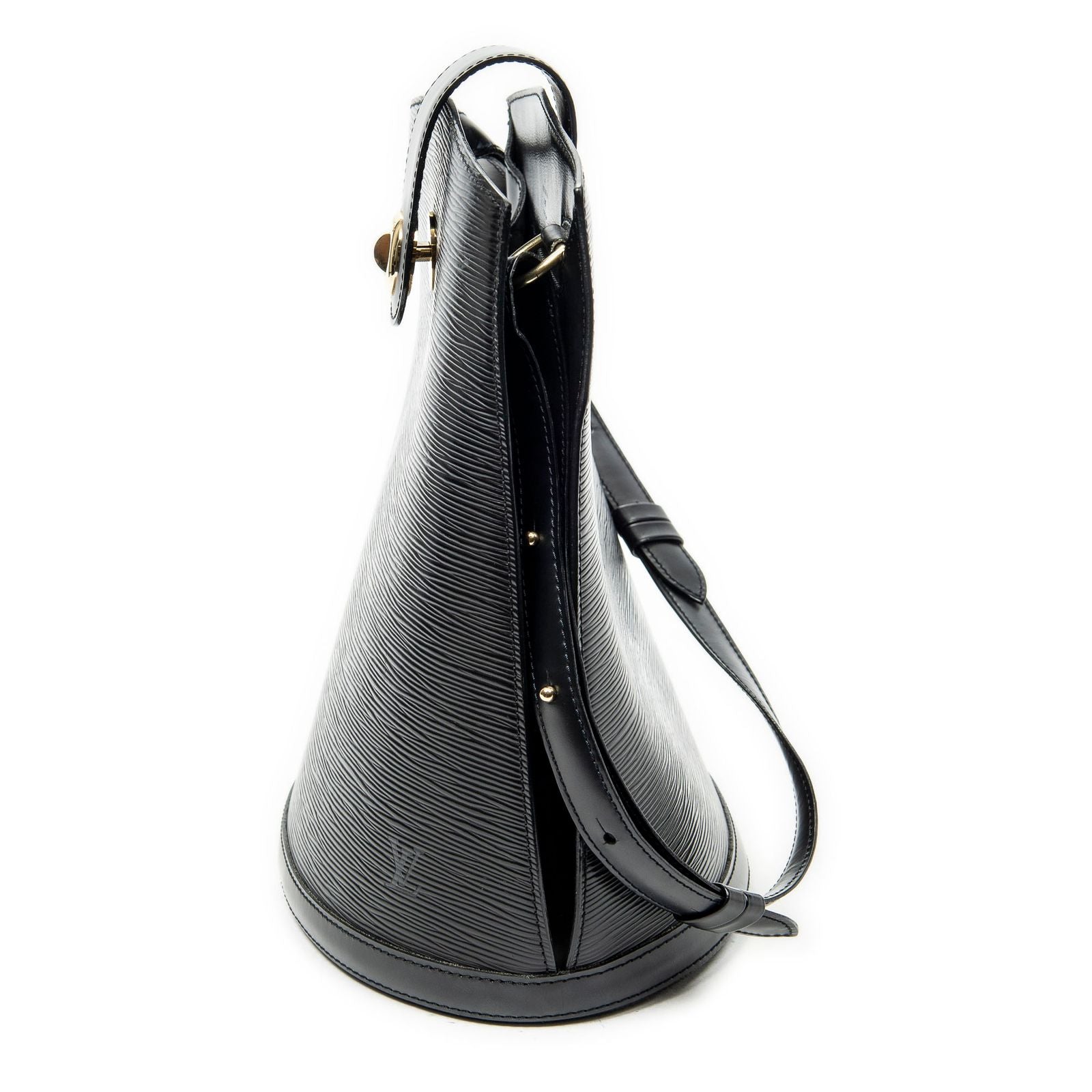 Louis Vuitton Cluny Black Epi Shoulder — view 3