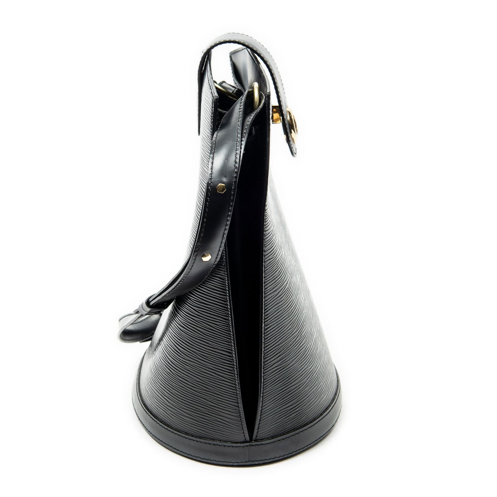 Louis Vuitton Cluny Black Epi Shoulder — view 4
