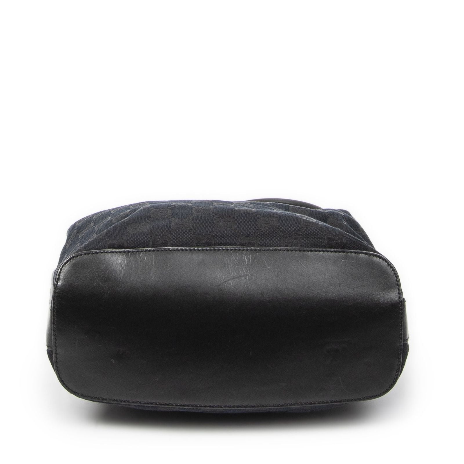 Gucci Zip Hobo Black GG Canvas — view 6