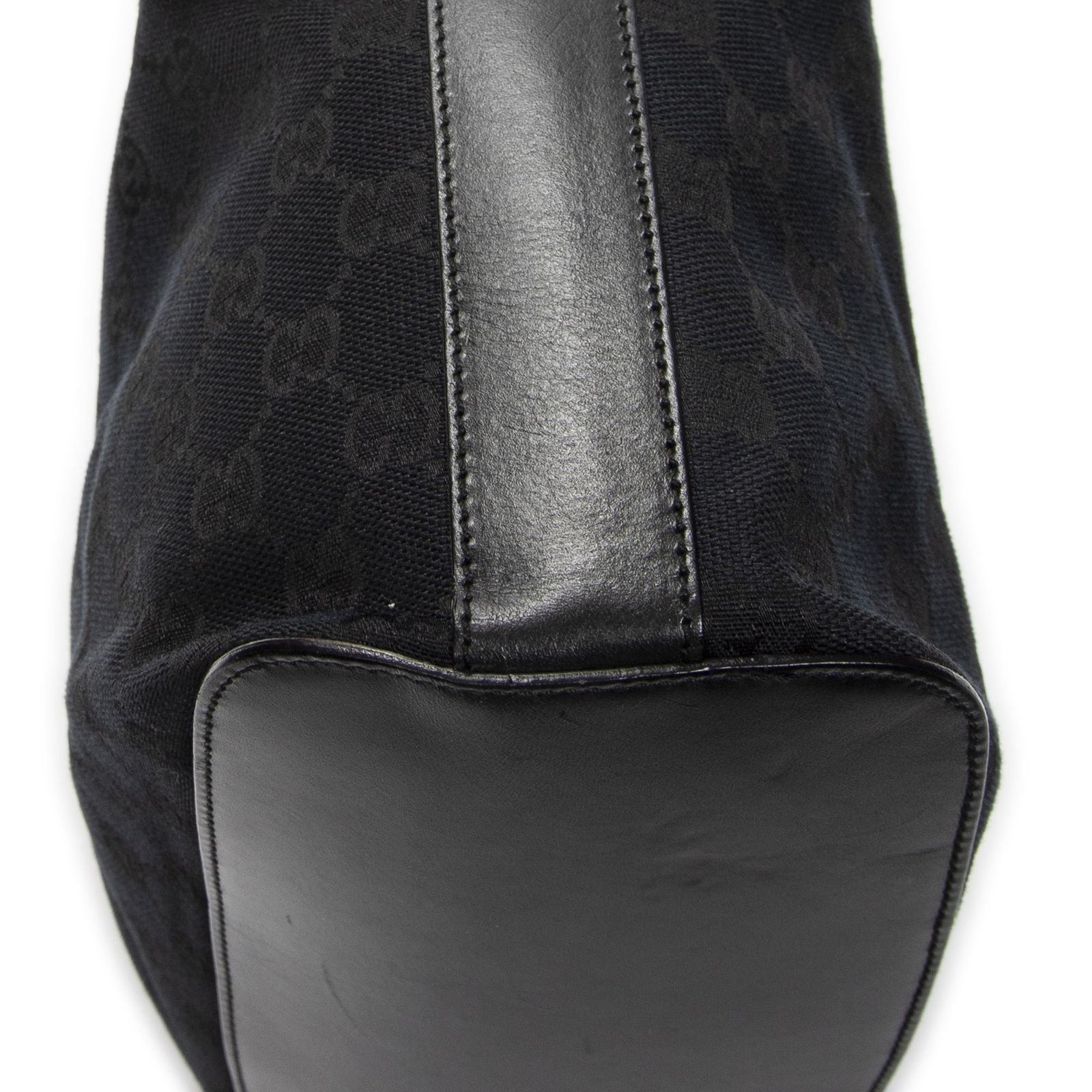 Gucci Zip Hobo Black GG Canvas — view 8