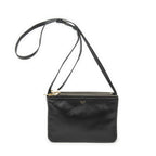 Celine Small Trio Crossbody Black Calfskin Leather