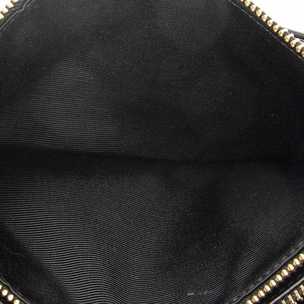 Celine Small Trio Crossbody Black Calfskin Leather — view 9