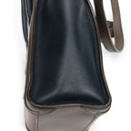 Celine Nano Luggage Brown Navy Calfskin Leather — view 8