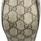 Gucci Zip Crossbody Dark Brown Beige Supreme Canvas — view 8