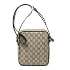 Gucci Zip Crossbody Dark Brown Beige Supreme Canvas — view 5
