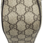 Gucci Zip Crossbody Dark Brown Beige Supreme Canvas — view 7