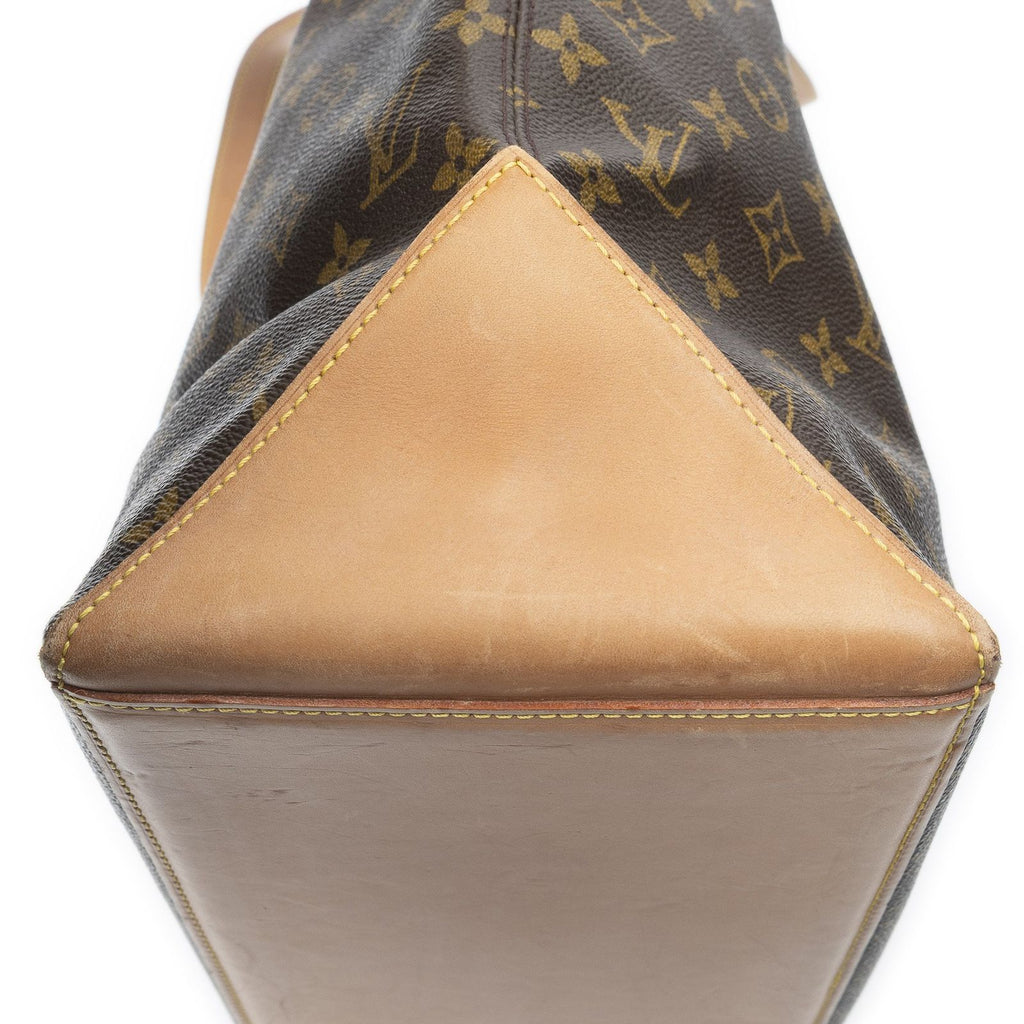 Louis Vuitton Cabas Mezzo Brown Monogram Canvas Tote — view 7