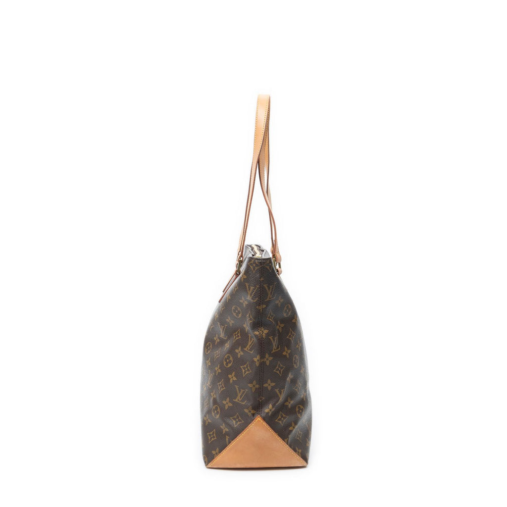 Louis Vuitton Cabas Mezzo Brown Monogram Canvas Tote — view 4