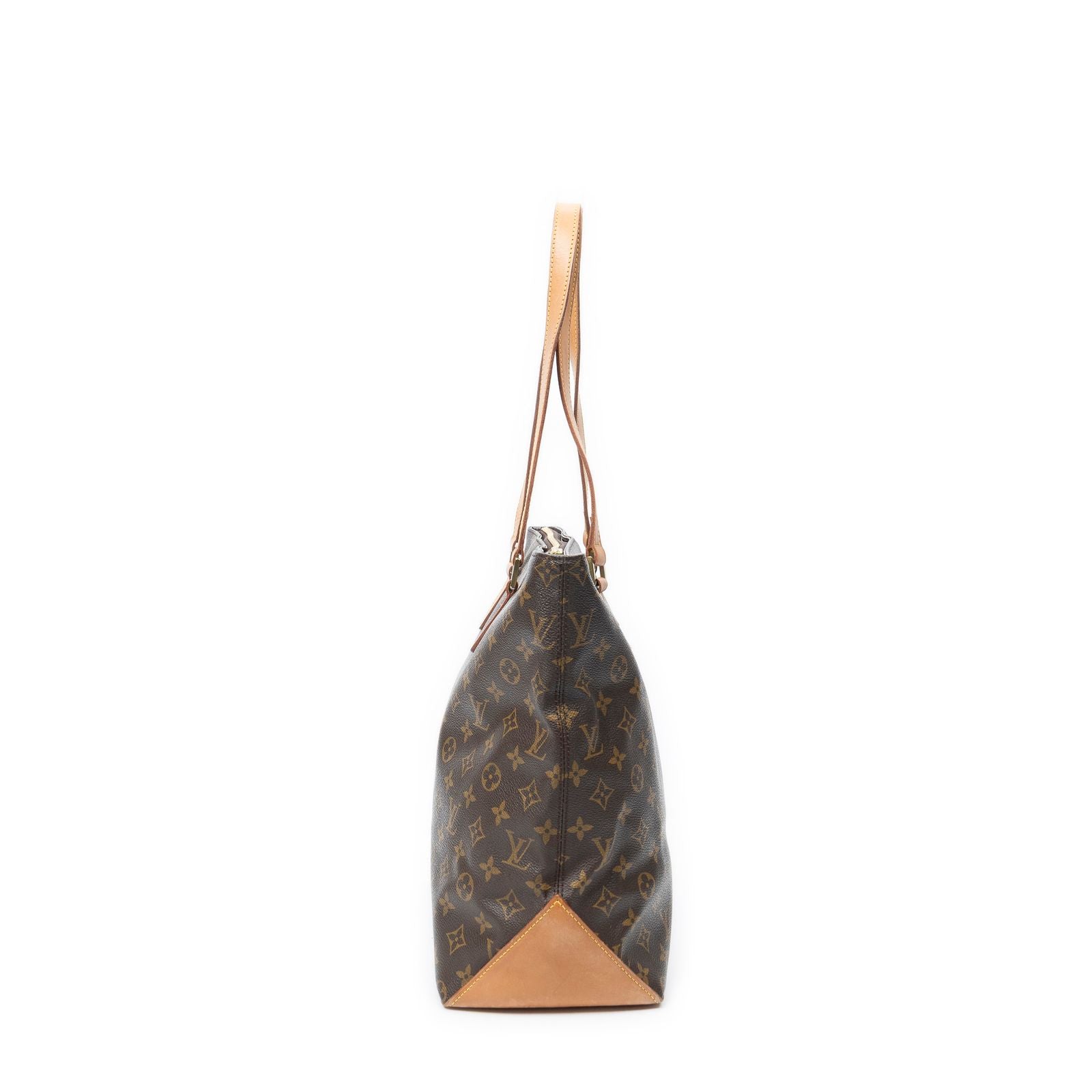 Louis Vuitton Cabas Mezzo Brown Monogram Canvas Tote — view 4