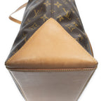 Louis Vuitton Cabas Mezzo Brown Monogram Canvas Tote — view 8