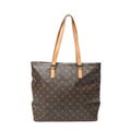 Louis Vuitton Cabas Mezzo Brown Monogram Canvas Tote