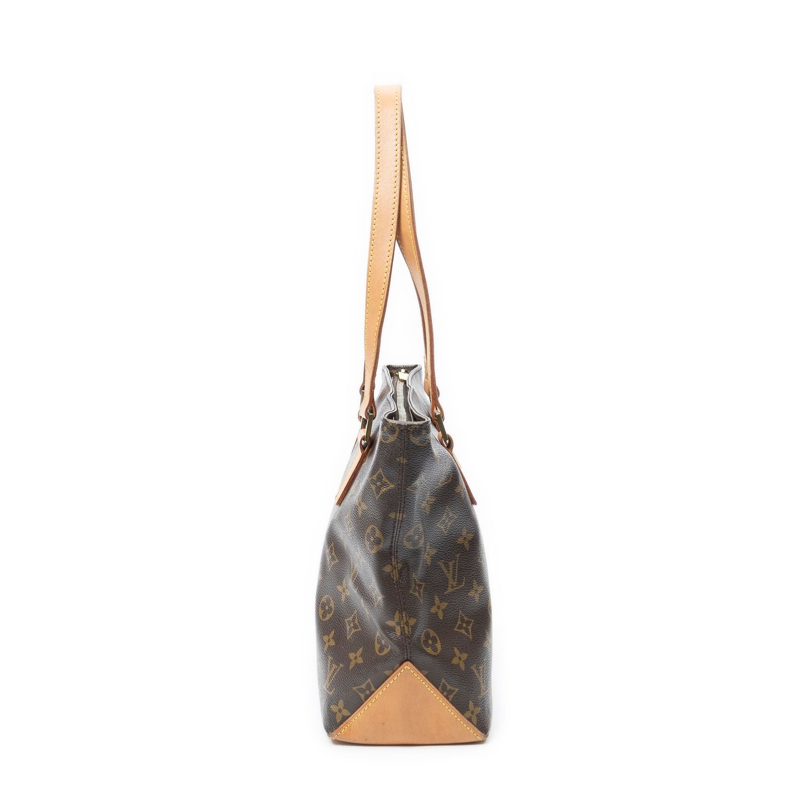 Louis Vuitton Cabas Piano Brown Monogram Canvas Tote — view 3