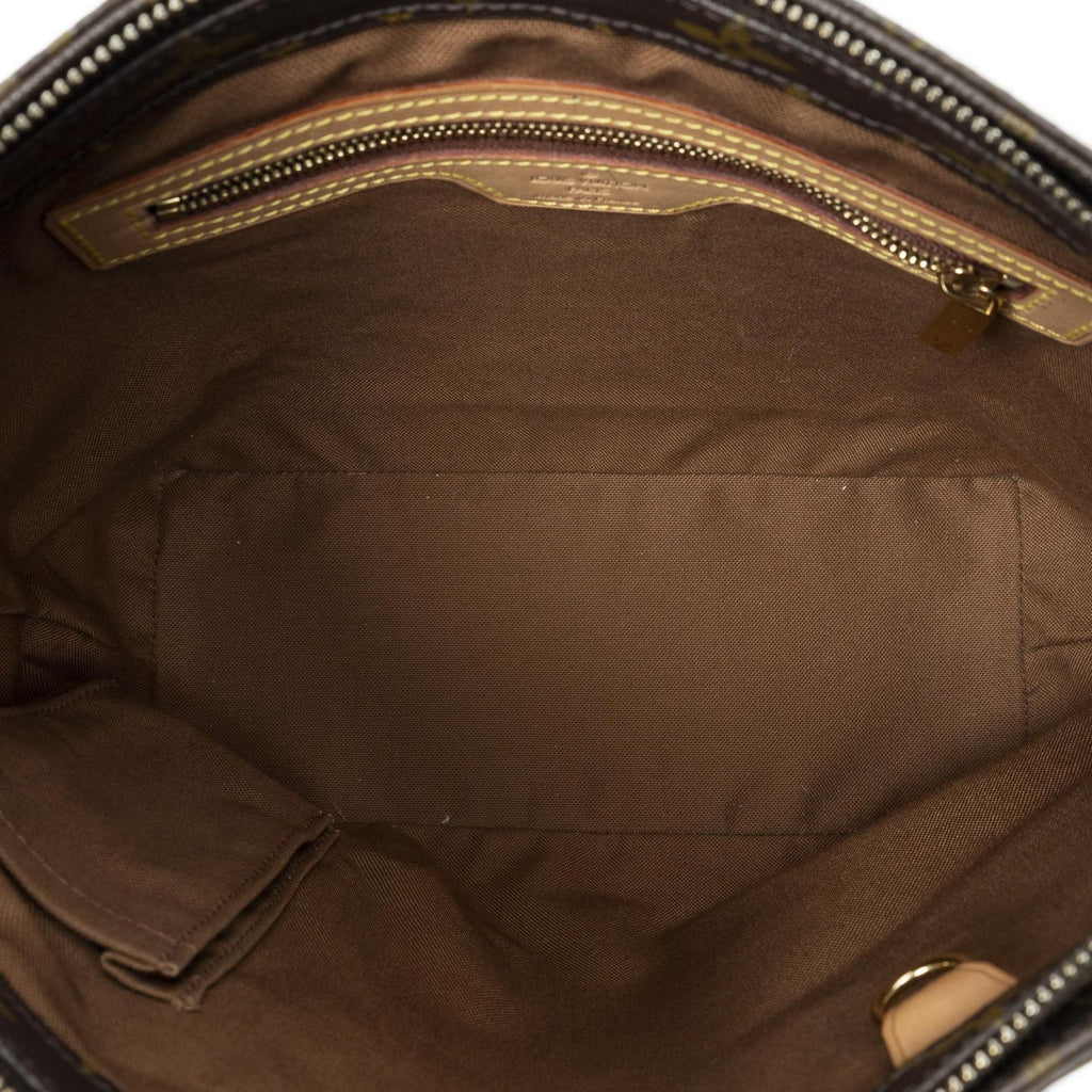 Louis Vuitton Cabas Piano Brown Monogram Canvas Tote — view 9