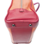 Loewe Amazona Orange Pink Grain Calf Skin Leather Handbag — view 7