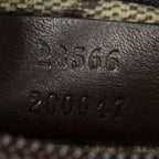 Gucci Waist Pouch Dark Brown Beige Supreme Canvas — view 5