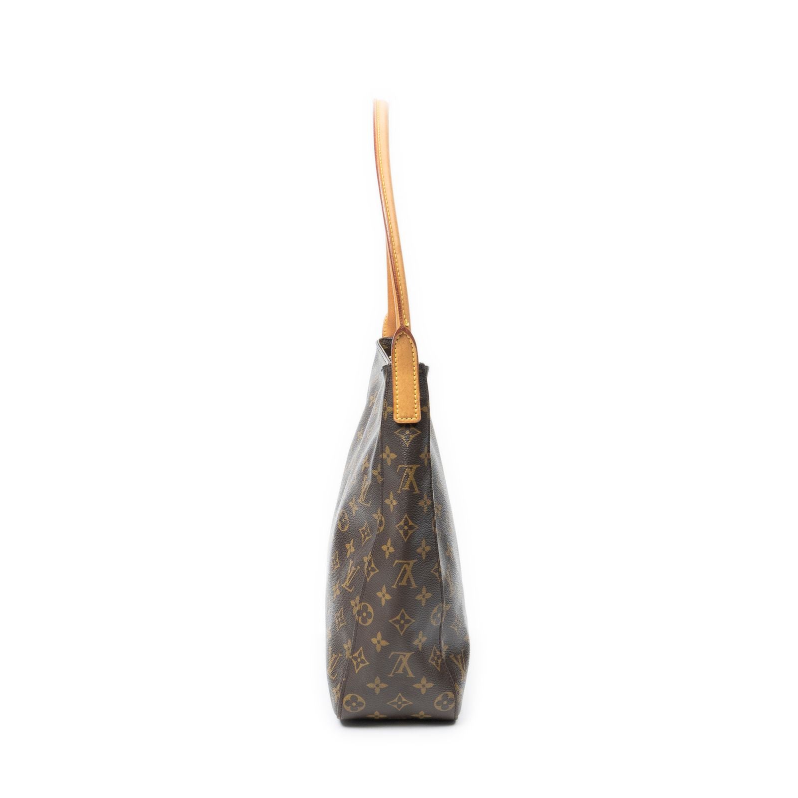 Louis Vuitton Looping Brown Monogram Canvas Shoulder — view 3